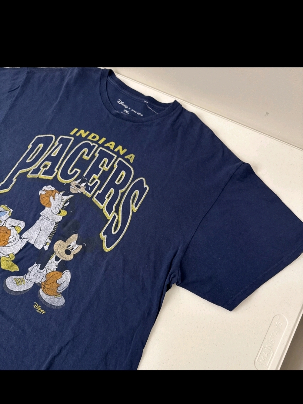 Disney Indiana Pacers Navy Graphic Tee